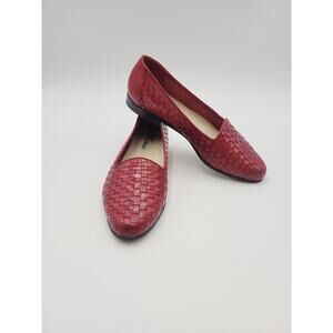 Trotters Women's Liz Loafer Red Sz 8.5 M Vtg Brazil